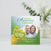 ワイルドフラワーハート20周年記念パーティー写真 招待状 (スタンド正面)