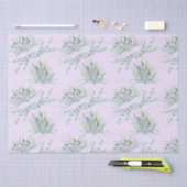 ワイルドフラワーハーブラベンダーパステルティッシュペーパー 薄葉紙 (クラフト)