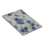 ワイルドフラワーバイオレットスパイラルノート ノートブック (右側)