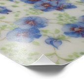 ワイルドフラワーバイオレットフォトプリント フォトプリント            (角)