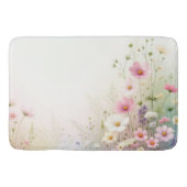 ワイルドフラワーバスマットコテージコアバスルーム敷物 バスマット (正面)