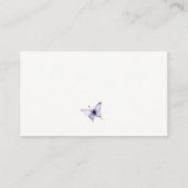 ワイルドフラワーバタフライおむつラッフルベビーシャワー エンクロージャーカード (裏面)