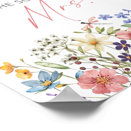 ワイルドフラワーバタフライガーデンどのように多くのキス ポスター (角)