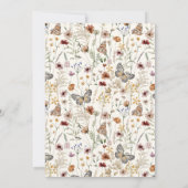 ワイルドフラワーバタフライシンプルフローラ セーブザデート (裏面)