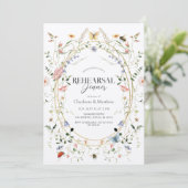 ワイルドフラワーバタフライビーリハーサルディナー 招待状 (スタンド正面)