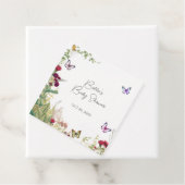 ワイルドフラワーバタフライベビーシャワー フェイバータグ (インサイチュ)