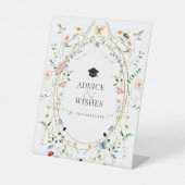 ワイルドフラワーバタフライ卒業アドバイス&ウィッシュ 台座サイン (正面)