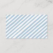 ワイルドフラワーバタフライ男の赤ちゃんシャワーおむつラッフル エンクロージャーカード (裏面)