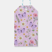 ワイルドフラワーバタフライ誕生日ありがとう ギフトタグ (裏面)