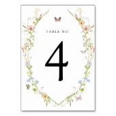 ワイルドフラワーバタフライ テーブルナンバー (正面)