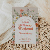ワイルドフラワーバチェロレッテ週末招待状 招待状