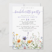 ワイルドフラワーバチェロレッテ 招待状 (正面)