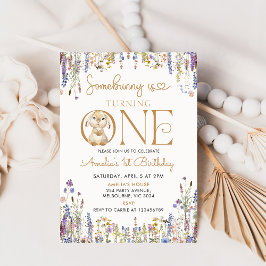 ワイルドフラワーバニーが1歳の誕生日を迎える 招待状