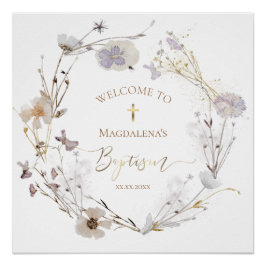 ワイルドフラワーバプテスマ徴候 ポスター