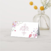 ワイルドフラワーバプテスマ折り座席表 プレイスカード (裏面)