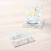 ワイルドフラワーバプテスマ スクエアペーパーコースター (インサイチュ)