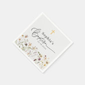 ワイルドフラワーバプテスマ スタンダードカクテルナプキン (角)