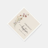 ワイルドフラワーバプテスマ スタンダードカクテルナプキン (角)