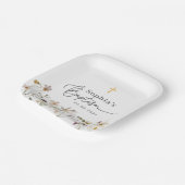 ワイルドフラワーバプテスマ ペーパープレート (傾斜あり)