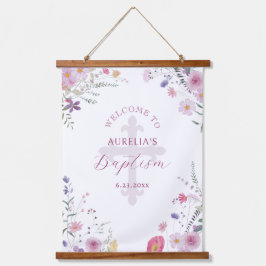 ワイルドフラワーバプテスマ 吊り下げ型タペストリー