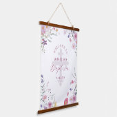 ワイルドフラワーバプテスマ 吊り下げ型タペストリー (傾斜あり)