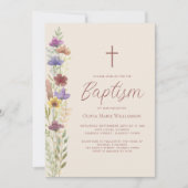 ワイルドフラワーバプテスマ 招待状 (正面)