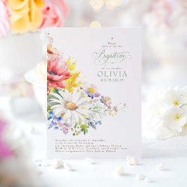 ワイルドフラワーバプテスマ 招待状