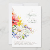 ワイルドフラワーバプテスマ 招待状 (正面)