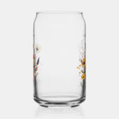 ワイルドフラワーバンチ |春フローラ |カスタマイズ可能 ガラス缶 (左)