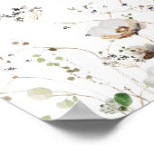 ワイルドフラワーバーフラワーステーション標識 ポスター (角)