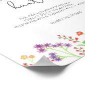 ワイルドフラワーパシファイア狩りベビーシャワーゲーム ポスター (角)