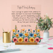 ワイルドフラワーパスター鑑賞用アクリルサイン アクリルサイン (ウェディング)