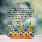 ワイルドフラワーパスター鑑賞用アクリルサイン アクリルサイン (ニュートラル)