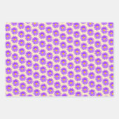 ワイルドフラワーパステル ラッピングペーパーシート (正面3)