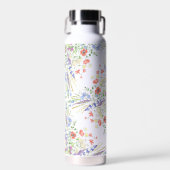 ワイルドフラワーパターン ウォーターボトル (正面)