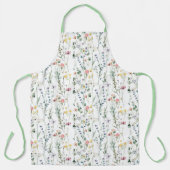 ワイルドフラワーパターン エプロン (正面)