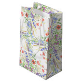 ワイルドフラワーパターン スモールペーパーバッグ (裏面アングル)