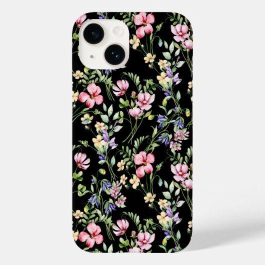 ワイルドフラワーパターン Case-Mate iPhoneケース (裏面)
