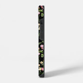 ワイルドフラワーパターン iPhoneケース (左側面)
