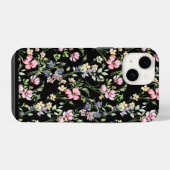 ワイルドフラワーパターン iPhoneケース (裏面横)