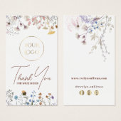 ワイルドフラワーパッケージインサート (正面&裏面)