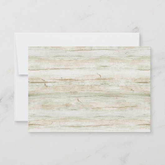 ワイルドフラワーパンプキン秋紅葉ウェディングRSVP 出欠カード (裏面)