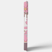 ワイルドフラワーパーソナライズされたのデイジー名フローラ Case-Mate iPhoneケース (裏面 / 右)