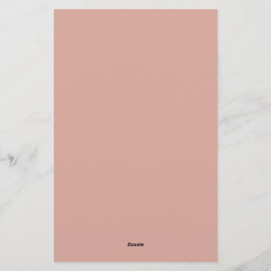 ワイルドフラワーパーソナライズされたの筆記用紙(裏地) 便箋 (裏面)