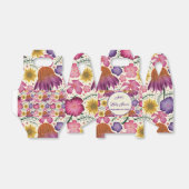 ワイルドフラワーパーソナライズされたガーデン赤ちゃんシャワー フェイバーボックス (折り畳みなし)