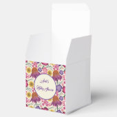 ワイルドフラワーパーソナライズされたガーデン赤ちゃんシャワー フェイバーボックス (オープン)