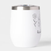 ワイルドフラワーパーソナライズされたブライド結婚ズ (正面)