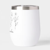 ワイルドフラワーパーソナライズされたブライド結婚ズ (背面)