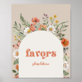 ワイルドフラワーパーティーの好意サイン ポスター (正面)