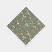 ワイルドフラワーパーティー紙ナプキンス スタンダードランチョンナプキン (角)